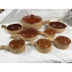 Vintage RED WING PROVINCIAL WARE Petite Terracotta Bowl Set